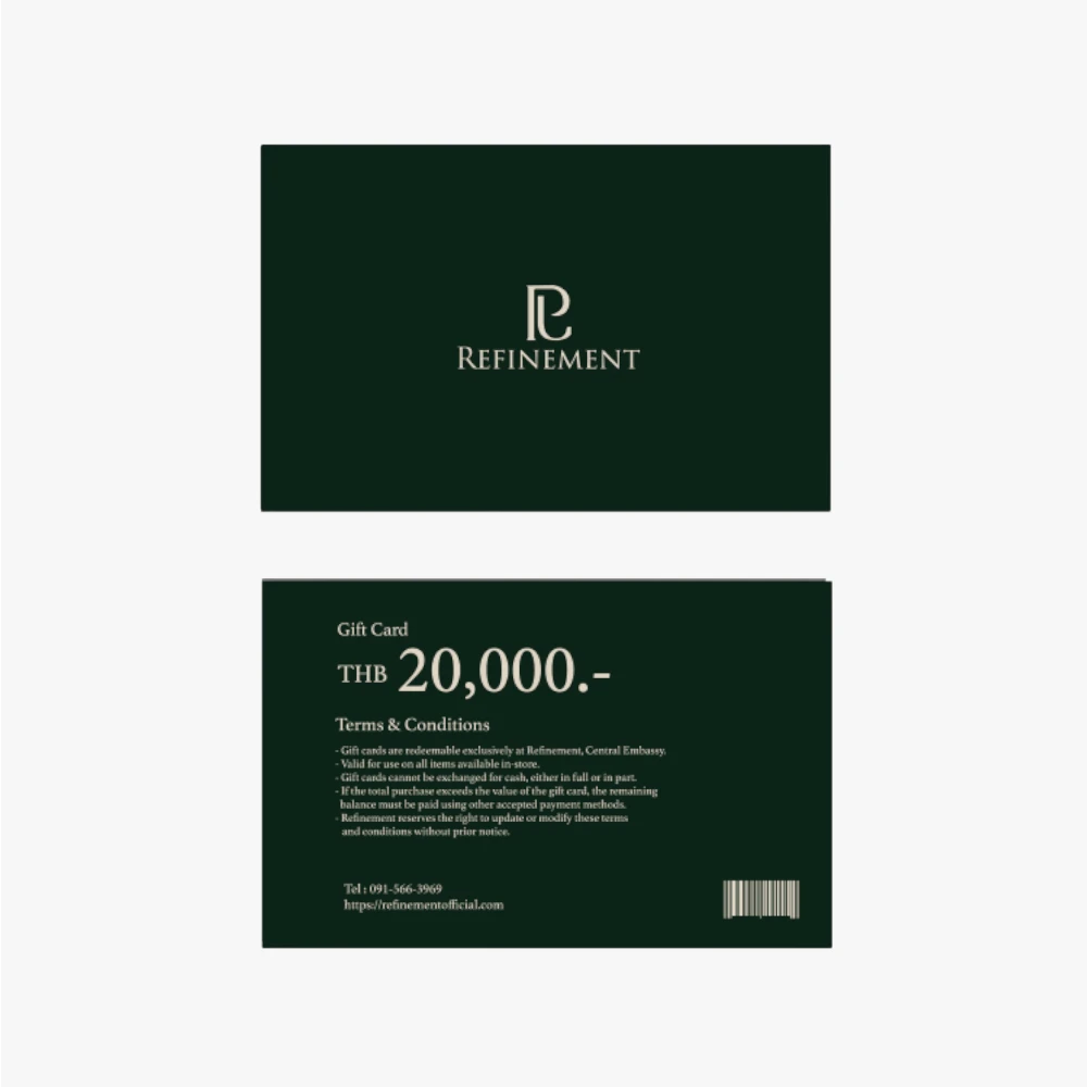 Refinement’s gift vouchers