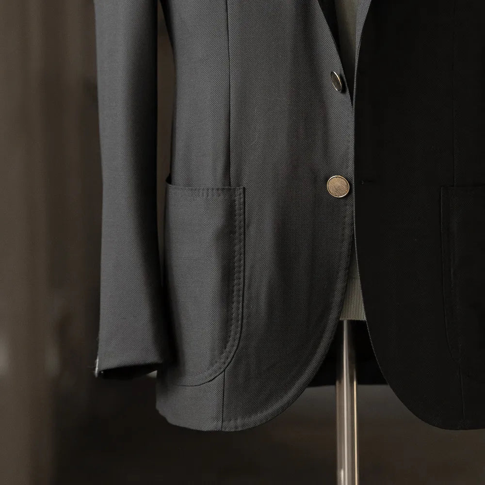 Refinement Tailoring Rfmt-01 Sport Jacket Black By Loro Piana