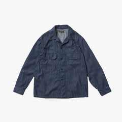 A Vontade Field Shirt Jacket Indigo Front View