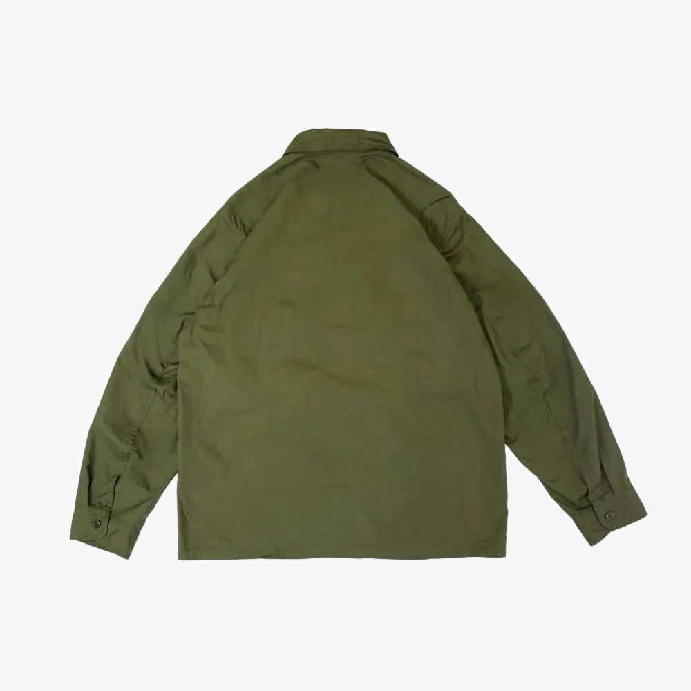 A Vontade Field Shirt Jacket Military Poplin Olive Back View
