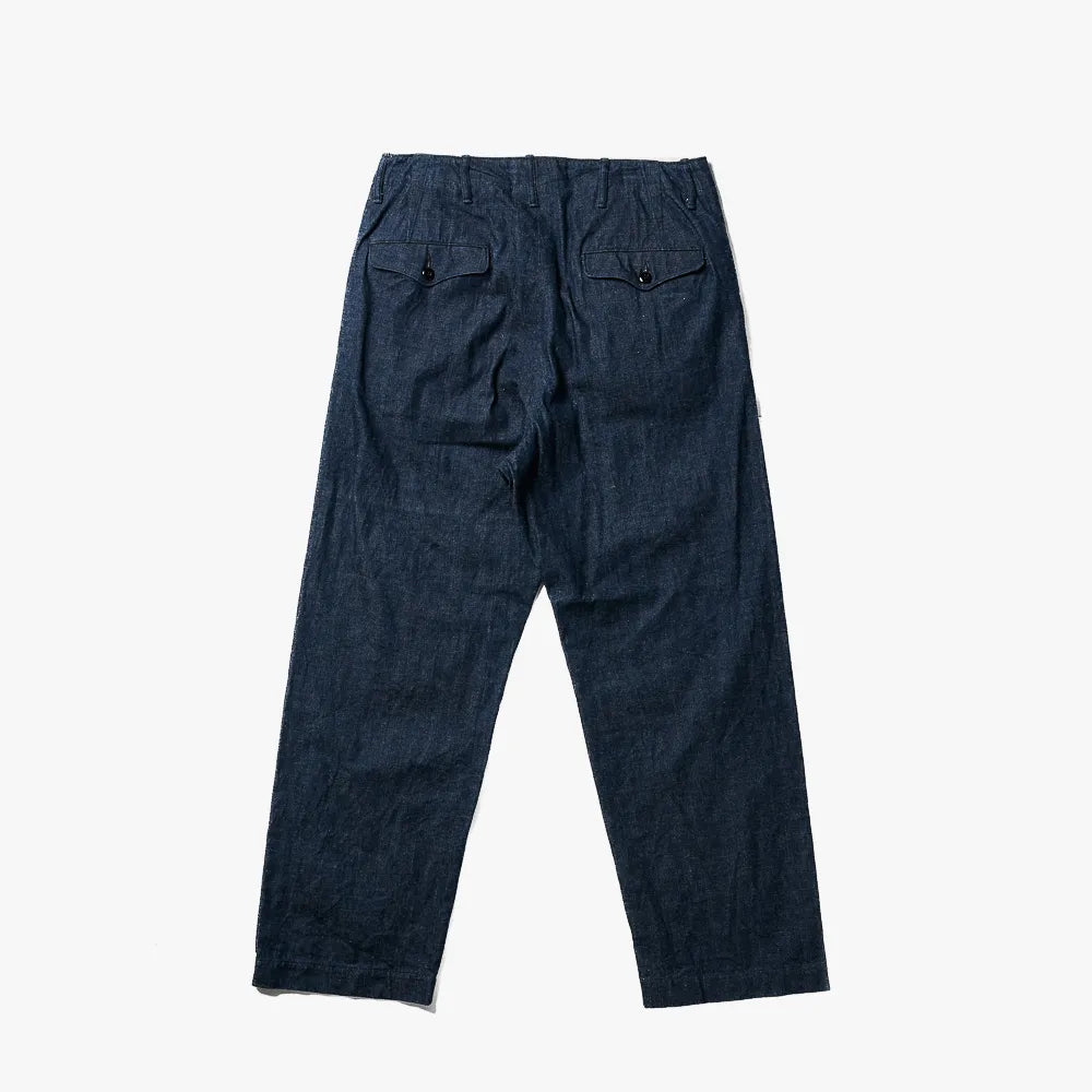 A Vontade Type 45 Chino Trousers Wide Fit Beige | Refinement