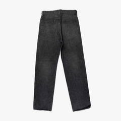 Back view of the Ark Madison Black Garment Wash Jeans highlighting the back pockets, yoke shape, and subtle fading.