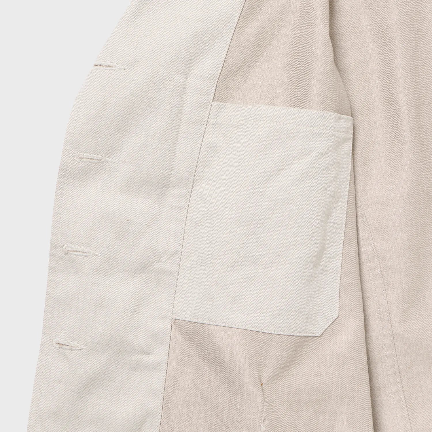 Auberge Clement Jacket Creambeige Fabric Texture Detail
