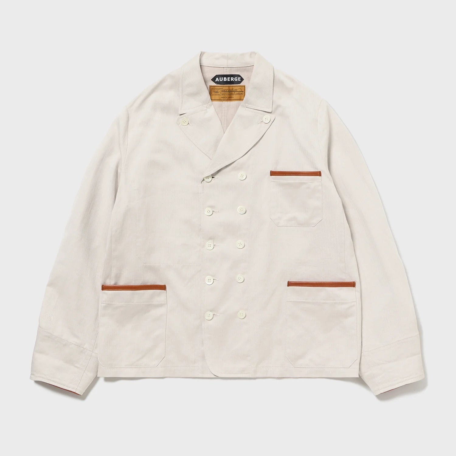 Auberge Clement Jacket Creambeige Front View