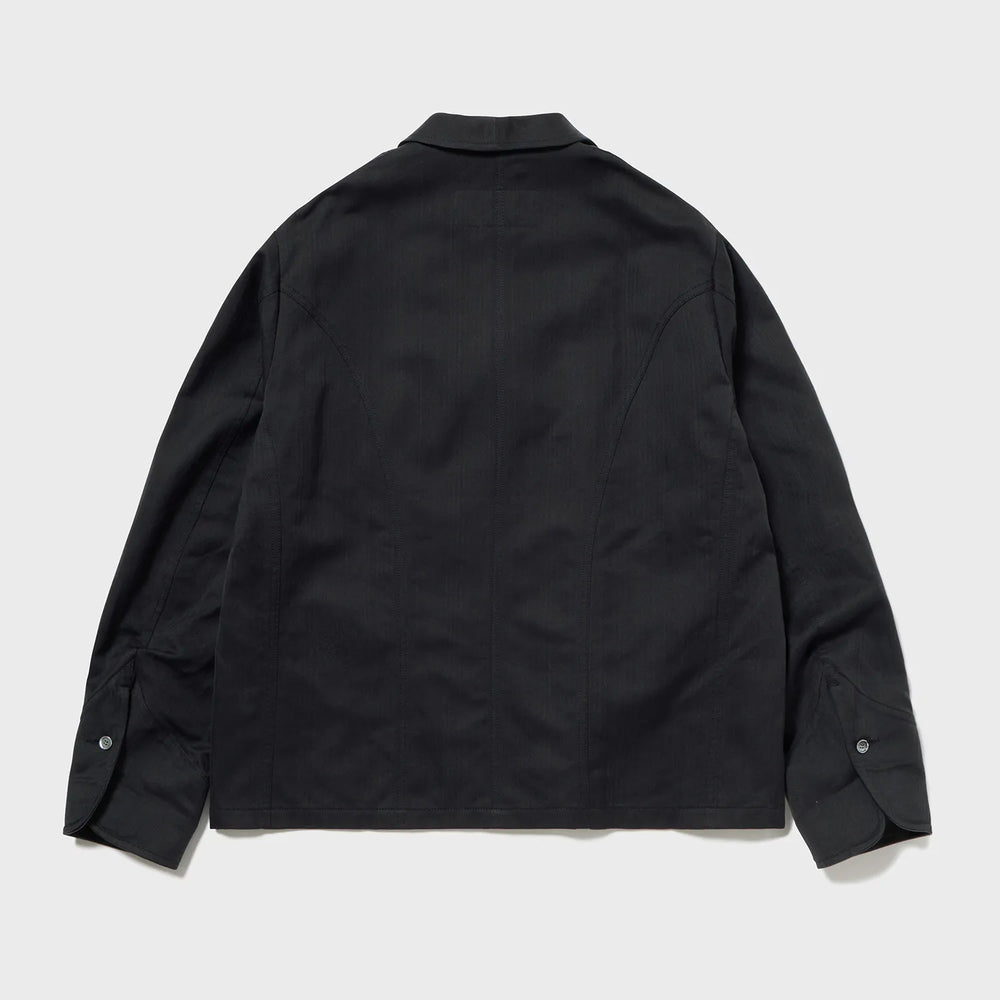 Auberge Clement Jacket Navy Charcoal Back View