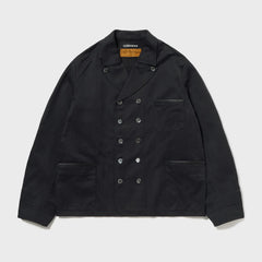 Auberge Clement Jacket Navy Charcoal Front View