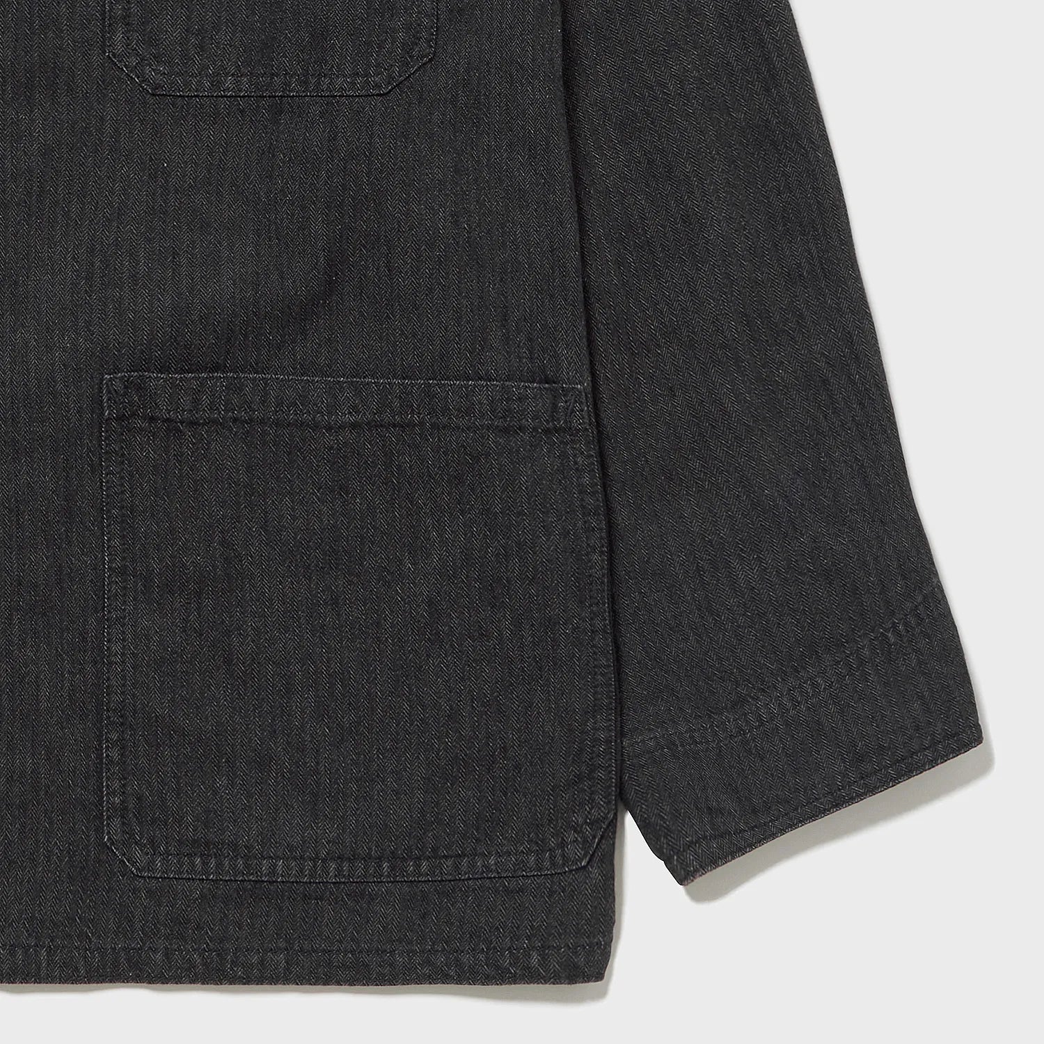 auberge dieter charcoal dark brown side pocket detail
