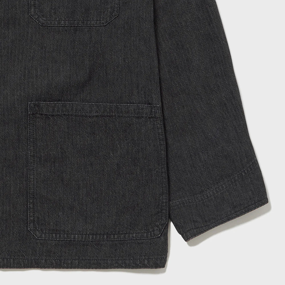auberge dieter charcoal dark brown side pocket detail