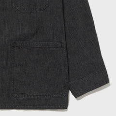 auberge dieter charcoal dark brown side pocket detail