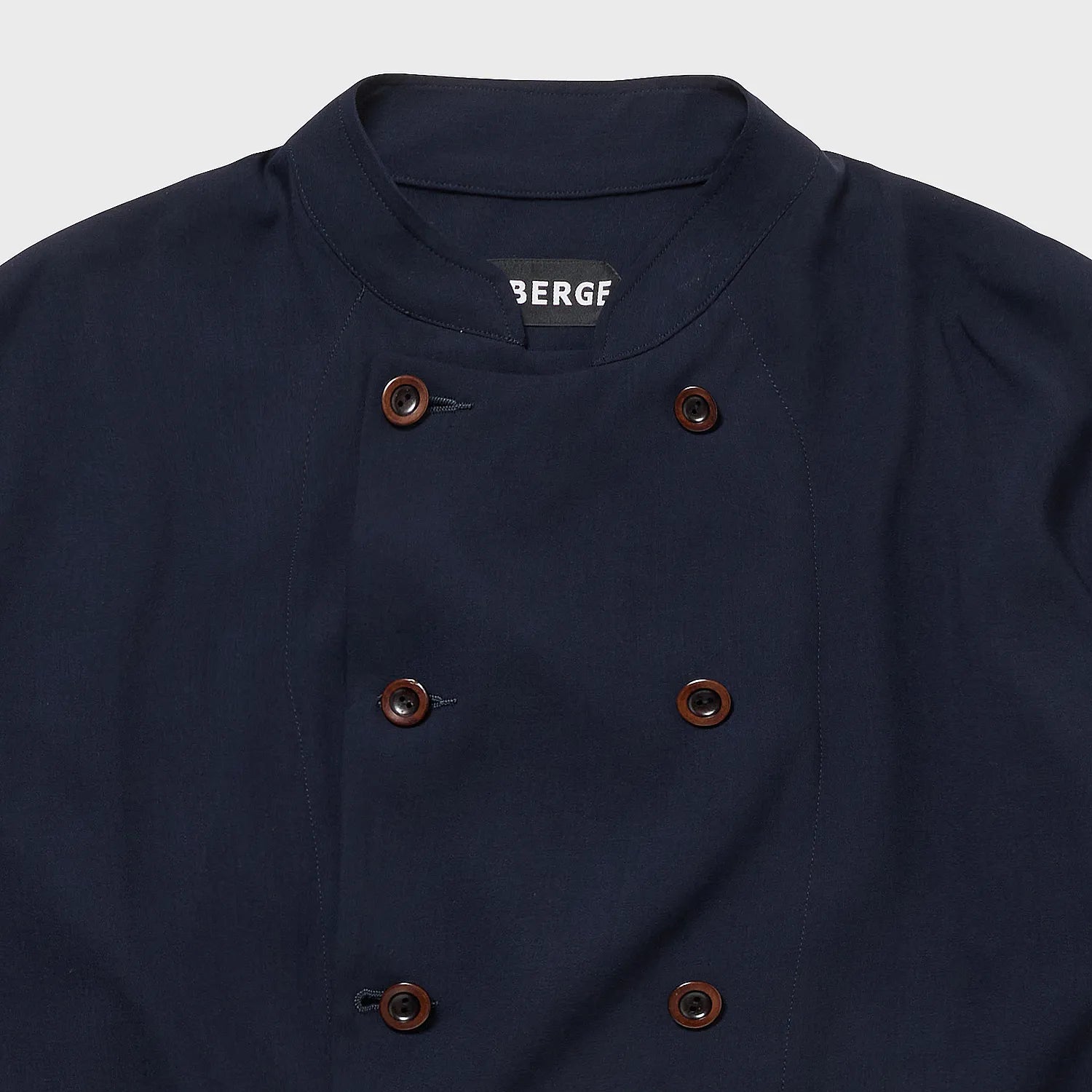 auberge gred jacket navy double breasted front detail