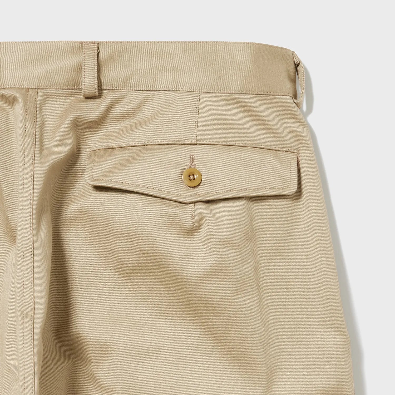 Auberge LATE52 Pants French Beige Fabric Texture Detail