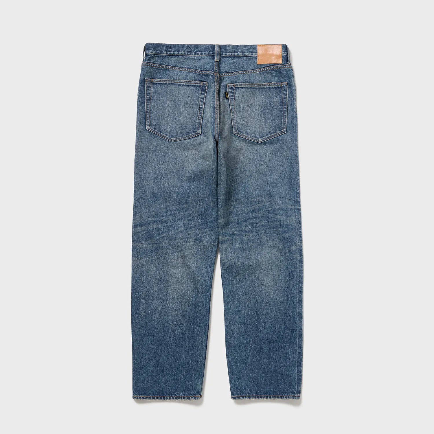 Auberge Marlon Denim Used Back View Japanese Denim Jeans