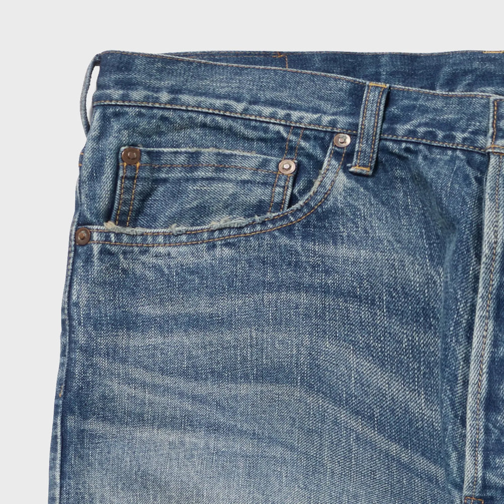Auberge Marlon Denim Used Front Pocket Detail Vintage Fade Finish