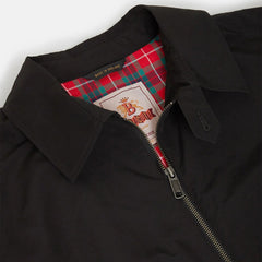 Baracuta G18 Cloth Black Collar Detail