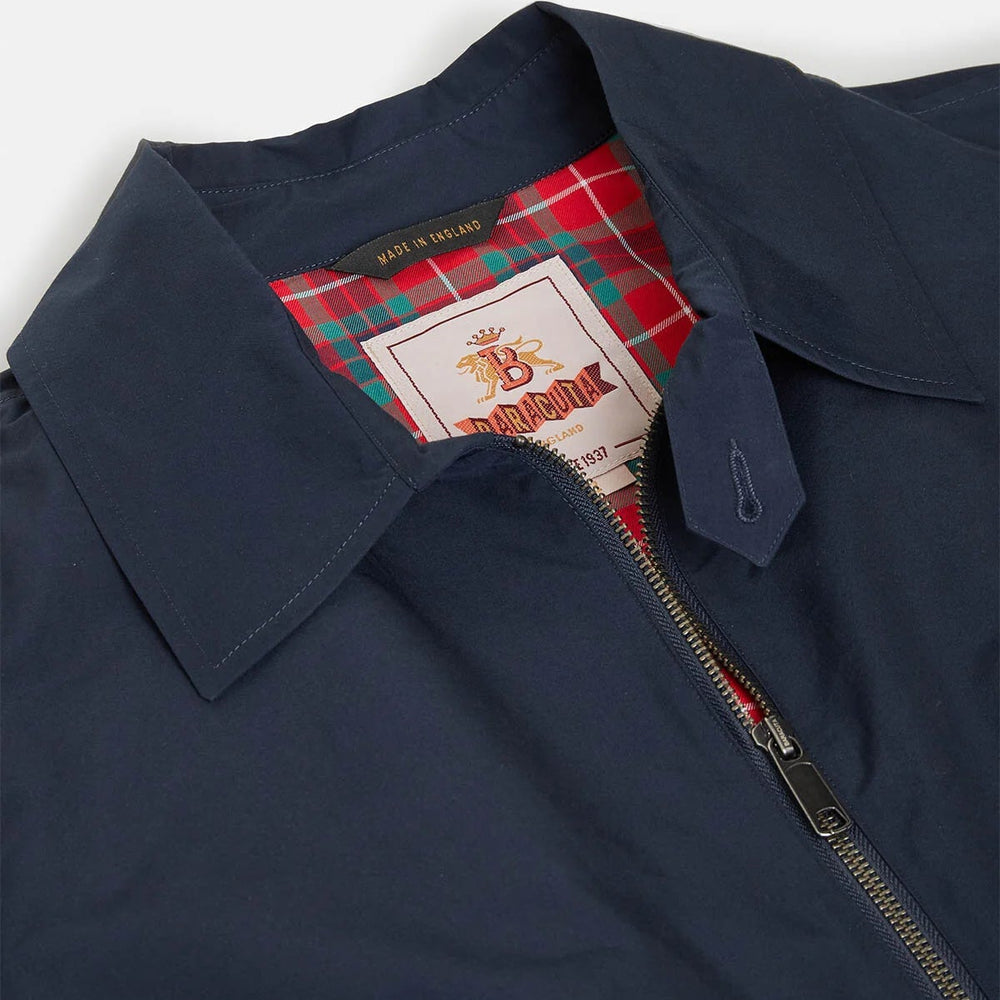 Baracuta G18 Cloth Navy Collar Detail