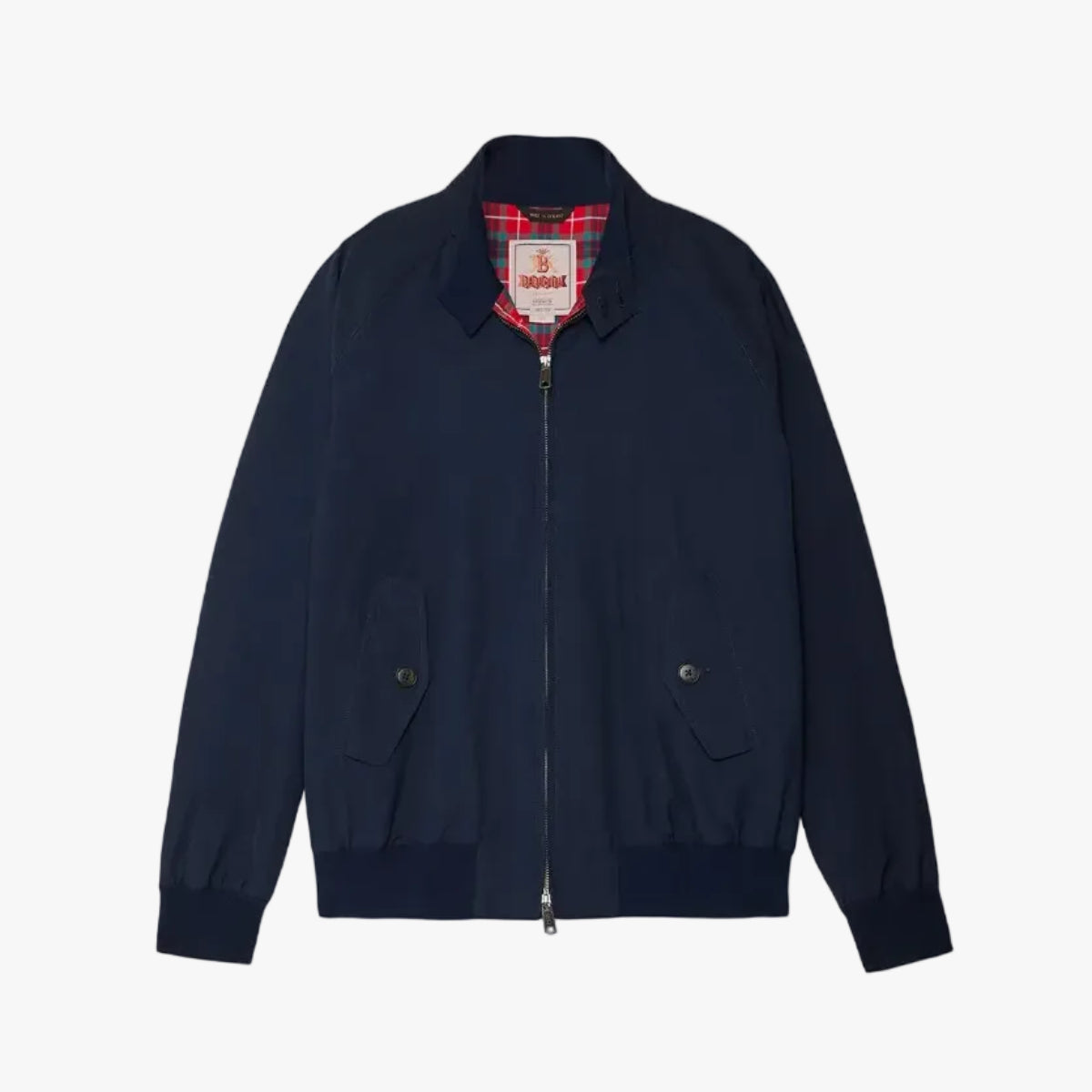 Baracuta G9 Harrington Jacket Navy Front View