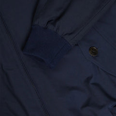 Baracuta G9 Harrington Jacket Navy Two-Way Zip Detail