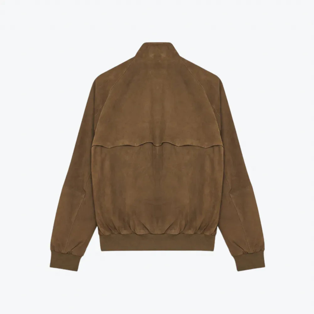 Baracuta G9 Suede Dark Olive | Iconic Elegance | The Refinement Baracuta G9 Suede Dark Olive | Iconic Elegance | The Refinement
