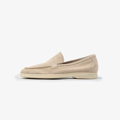 Berwick 5542 Flex Walk Loafer in Nude Spring leather, side profile.