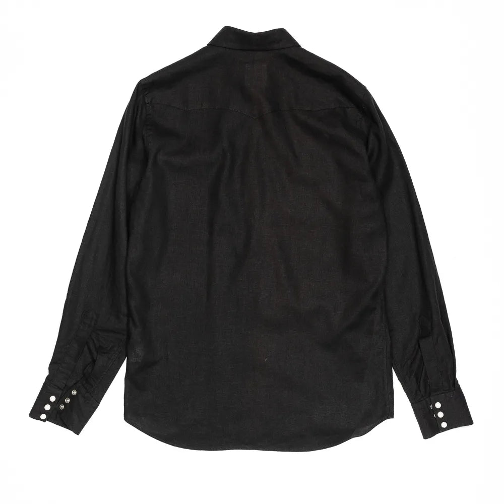 black western shirt guy rover snap button cotton