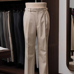 Calsa Nagasaki Trousers Cotton Beige front view