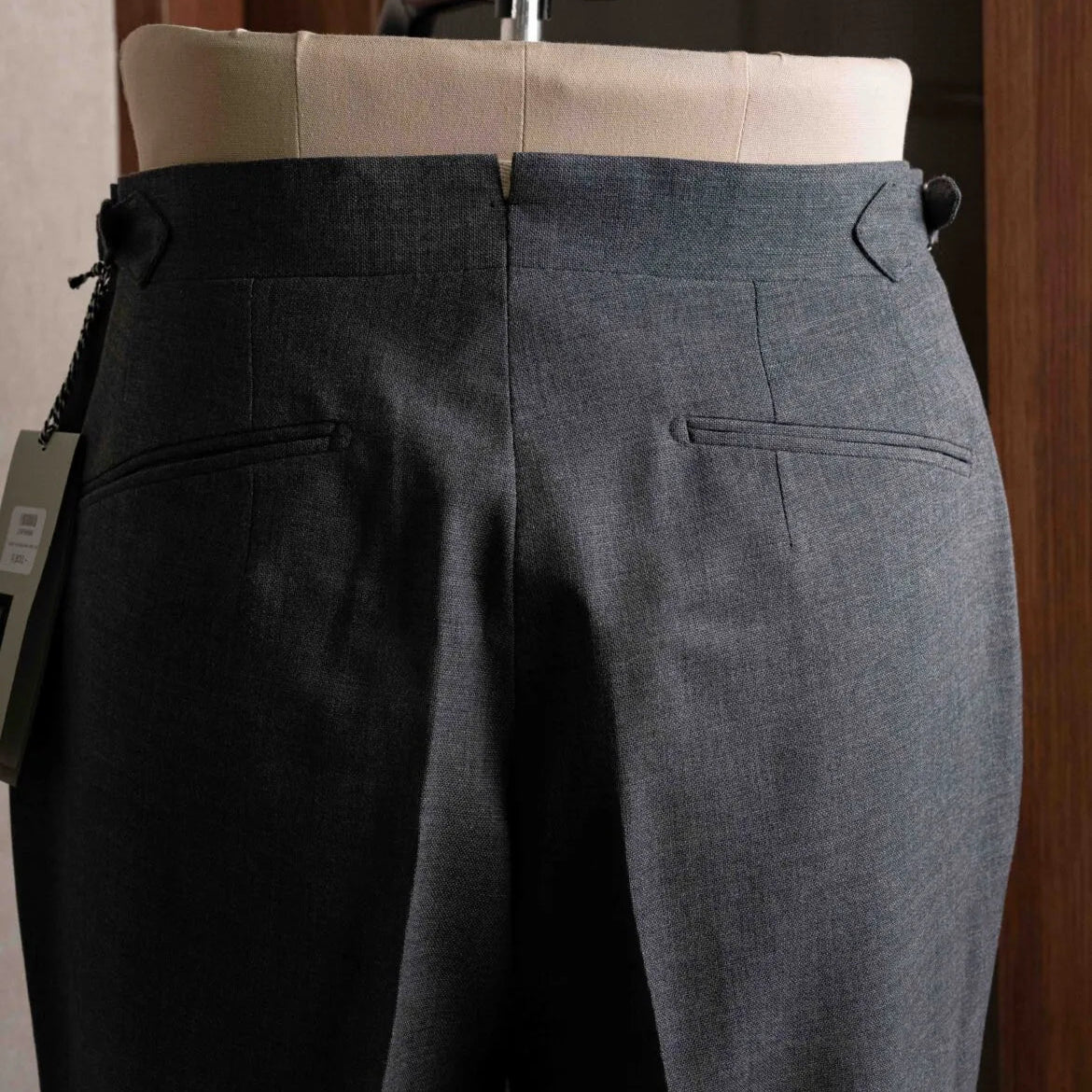 Calsa Nagasaki Trousers Grey back view