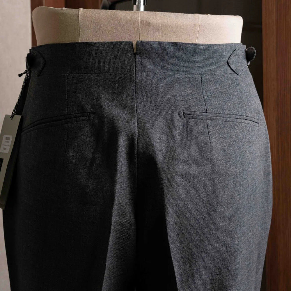 Calsa Nagasaki Trousers Grey back view