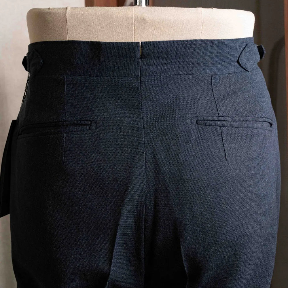 Calsa Nagasaki Trousers Navy back view