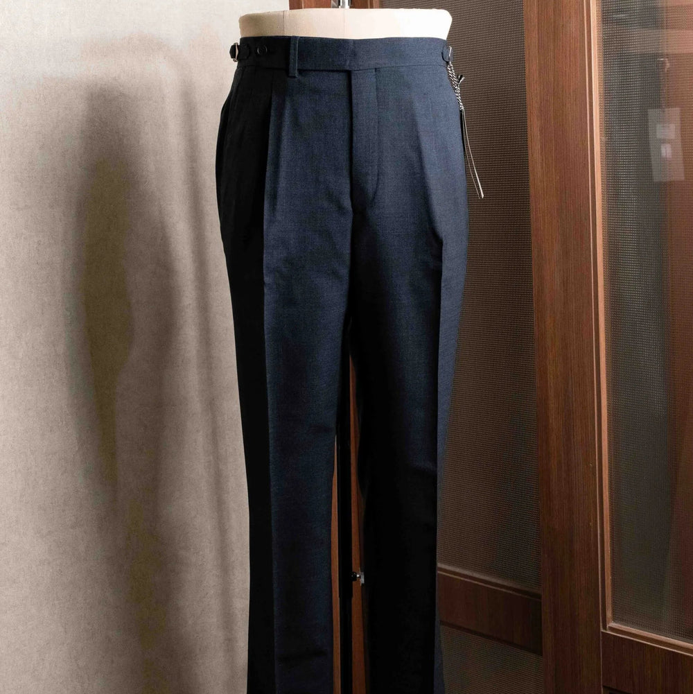 Calsa Nagasaki Trousers Navy front view