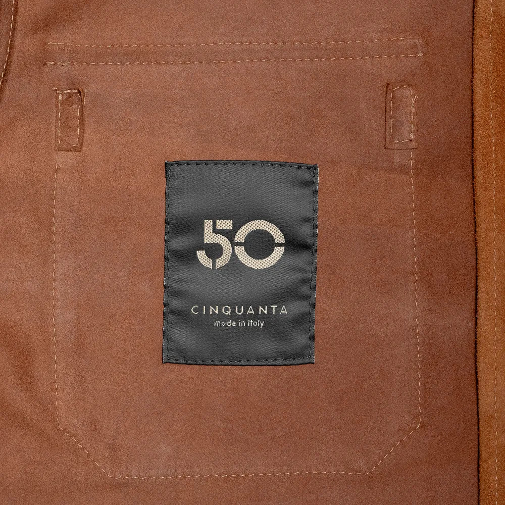 Cinquanta Military Open Collar Jacket Land - Refinement