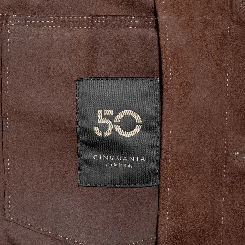 Cinquanta Trucker Jacket Castano - Refinement