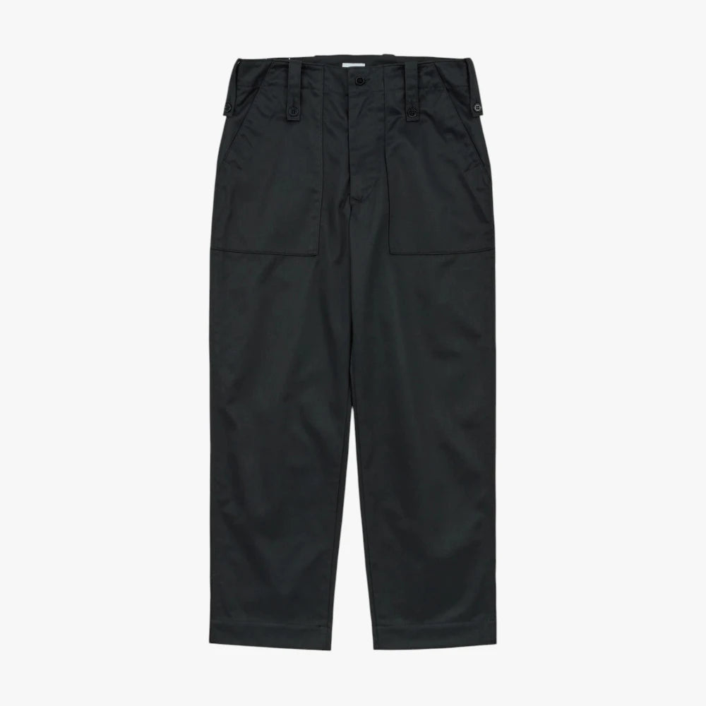 Ciota British Army Fatigue Pants Black Front View