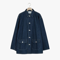 Ciota M-41 US ARMY Denim Coverall Jacket Deep Blue Front View