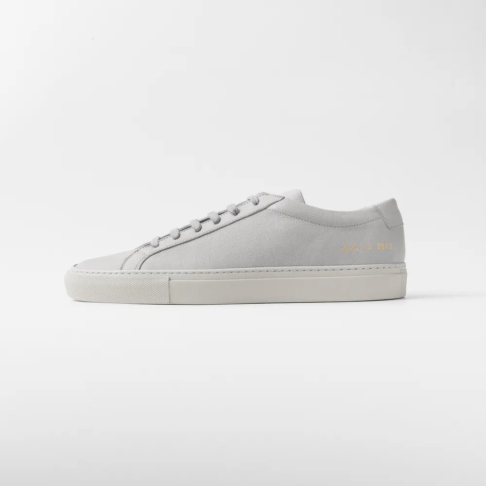 Common Projects Achilles Premium 2610 Light Grey 0573 Side View