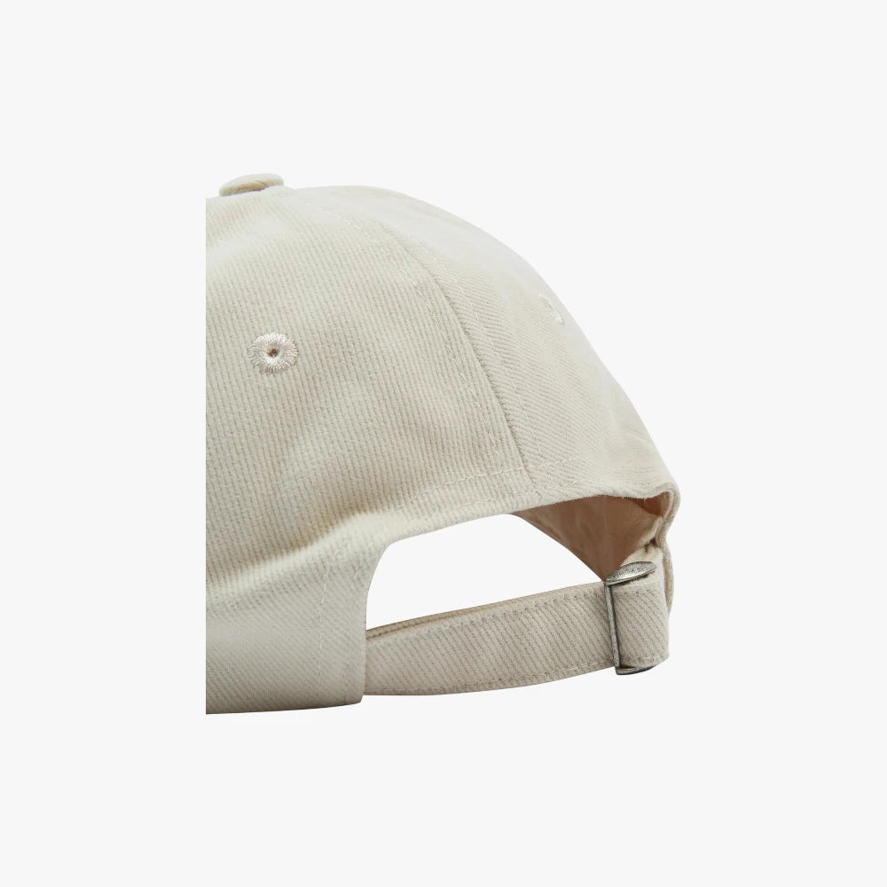 Back view highlighting the adjustable strap, metal hardware, and curved panel construction.
