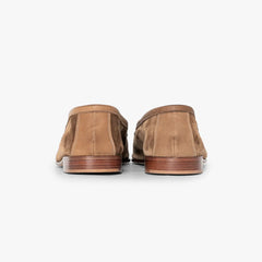 Rear view of the Edward Green Polperro 389 showcasing the heel and suede texture.