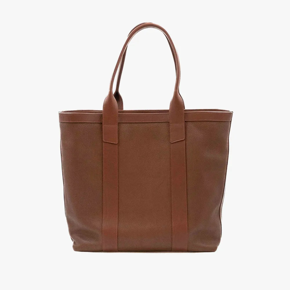 Front view of the Frank Clegg for Refinement Goat Antique Tote Bag