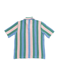 Back view of the Gallia Durant Polo in Green, Pink, and Blue showcasing the clean, multi-color design.