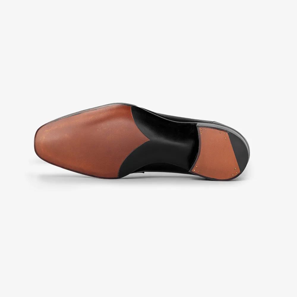 Gaziano & Girling KN14 Monaco Oxford leather sole, bottom view.