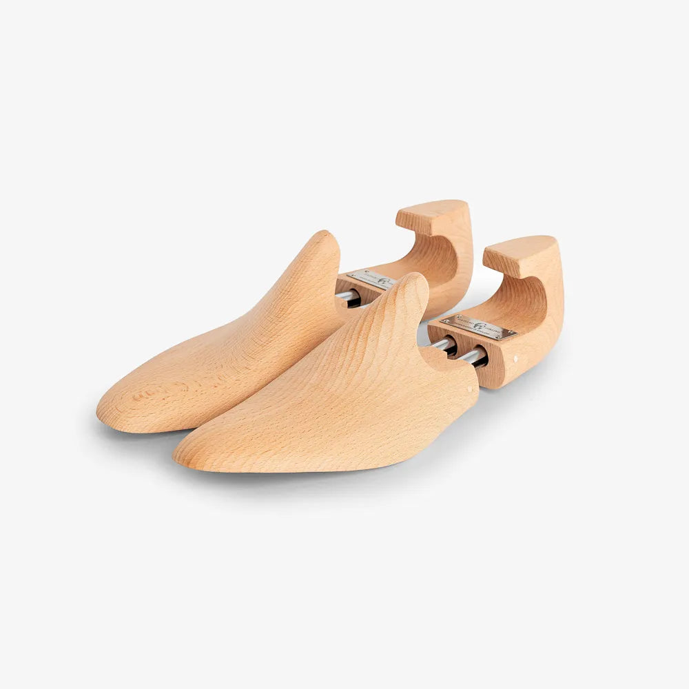 Gaziano & Girling Generic Shoe Trees, angled front view showing full wooden form.