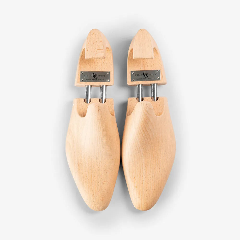 Gaziano & Girling Generic Shoe Trees, top view showing toe and heel blocks.