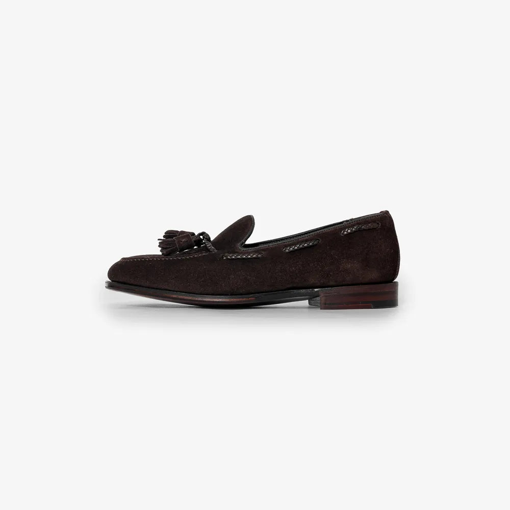 george-cleverley-aiden-tassel-loafer-brown-suede-side