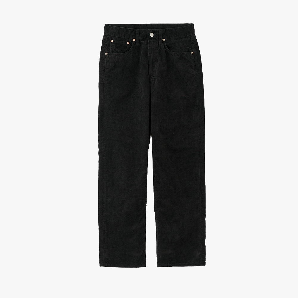 Hand Room Corduroy Pants Black - Refinement