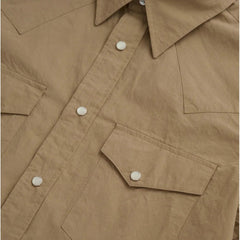 Hand Room Western Shirts Typewriter 23 Beige - Refinement