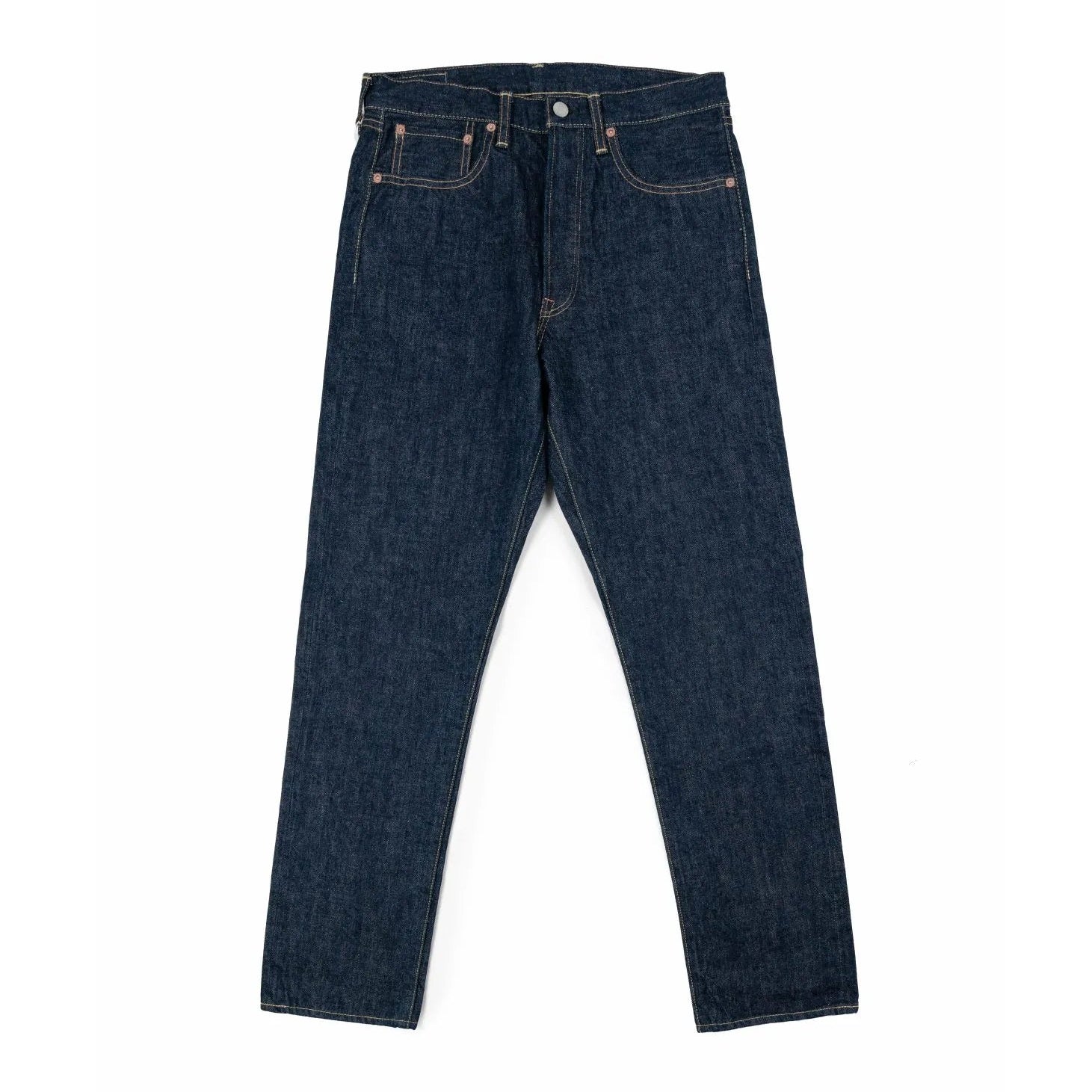 Hand Room Exclusive for Refinement High Rise Regular Fit One Washed Indigo jeans front view