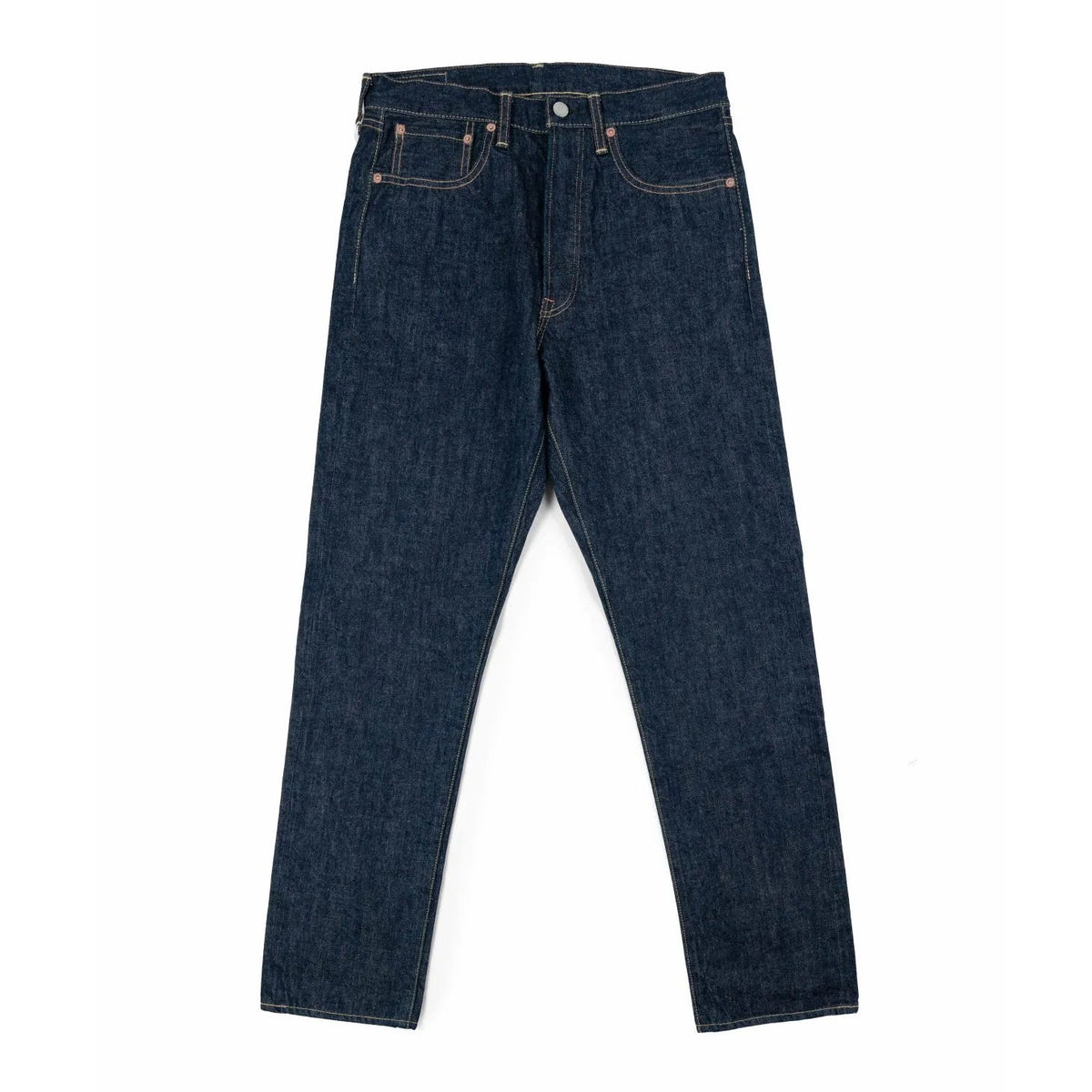 Hand Room Exclusive for Refinement High Rise Regular Fit One Washed Indigo jeans front view