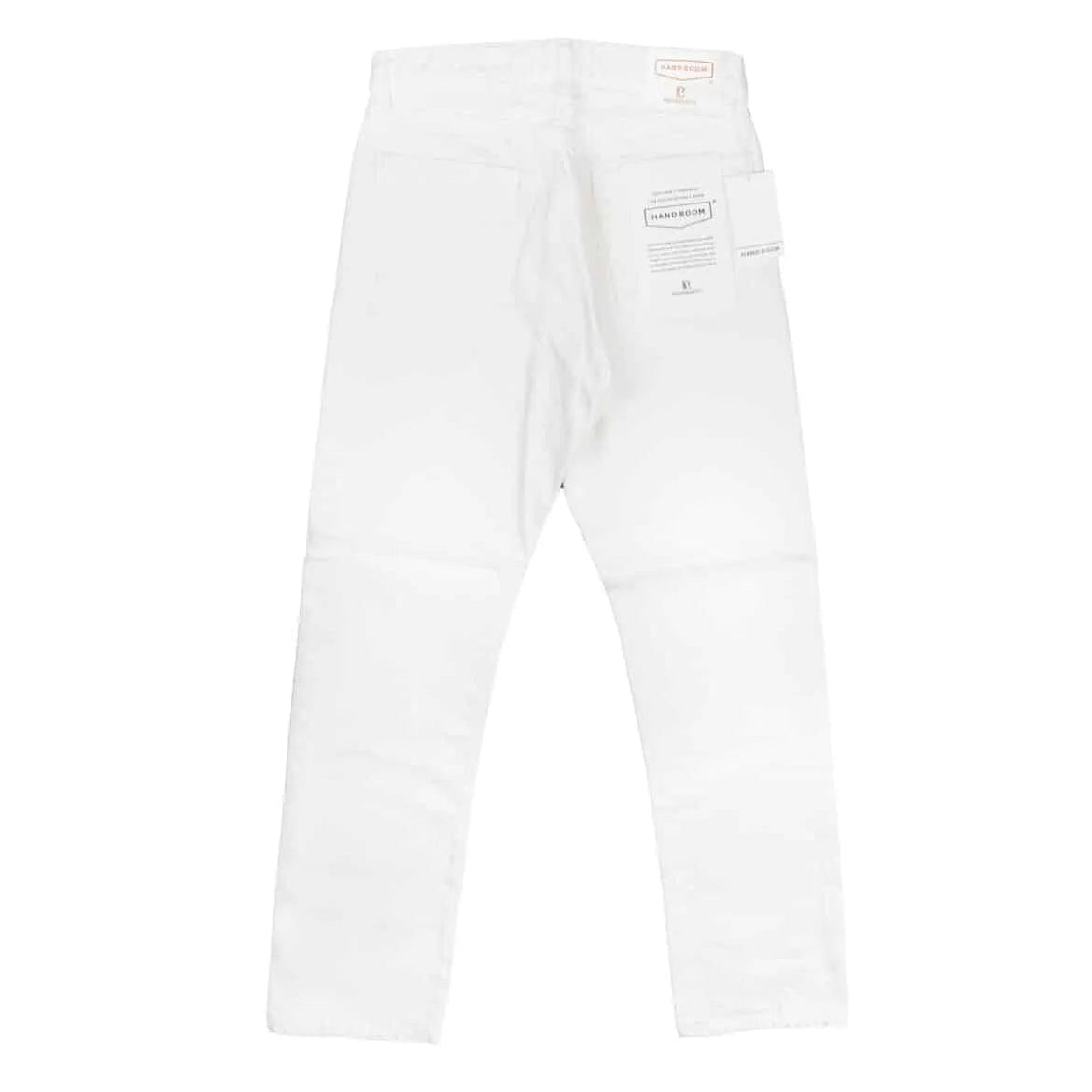 Hand Room Exclusive for Refinement High Rise Regular Fit White pants back view