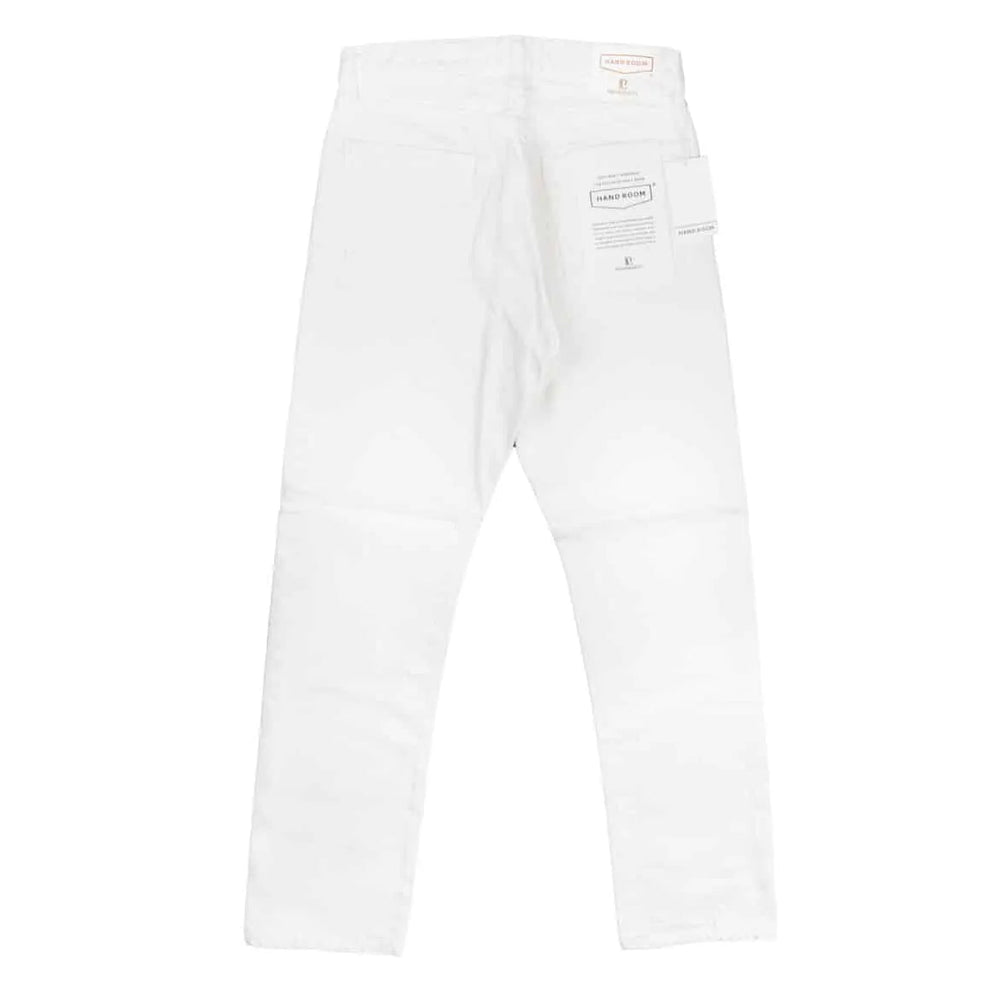 Hand Room Exclusive for Refinement High Rise Regular Fit White pants back view