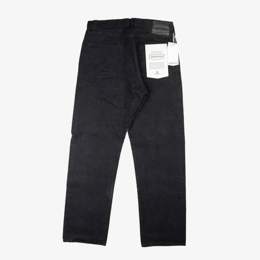 Hand Room Exclusive for Refinement Wide Fit Stonewash Black jeans back view