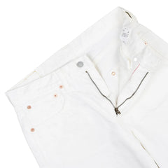Close-up of buttons on the Hand Room Exclusive for Refinement Wide Fit White shirt